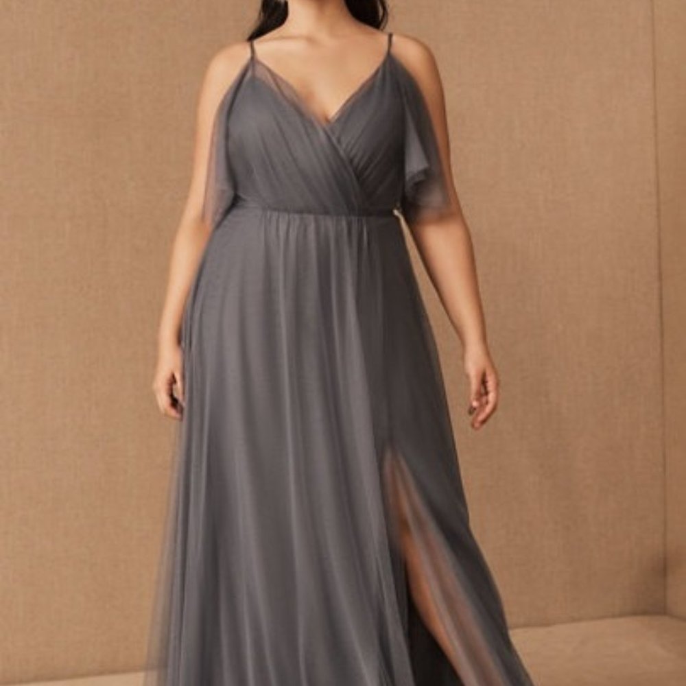 BHLDN Jenny Yoo Aeryn Dress Size 14 Hydrangea